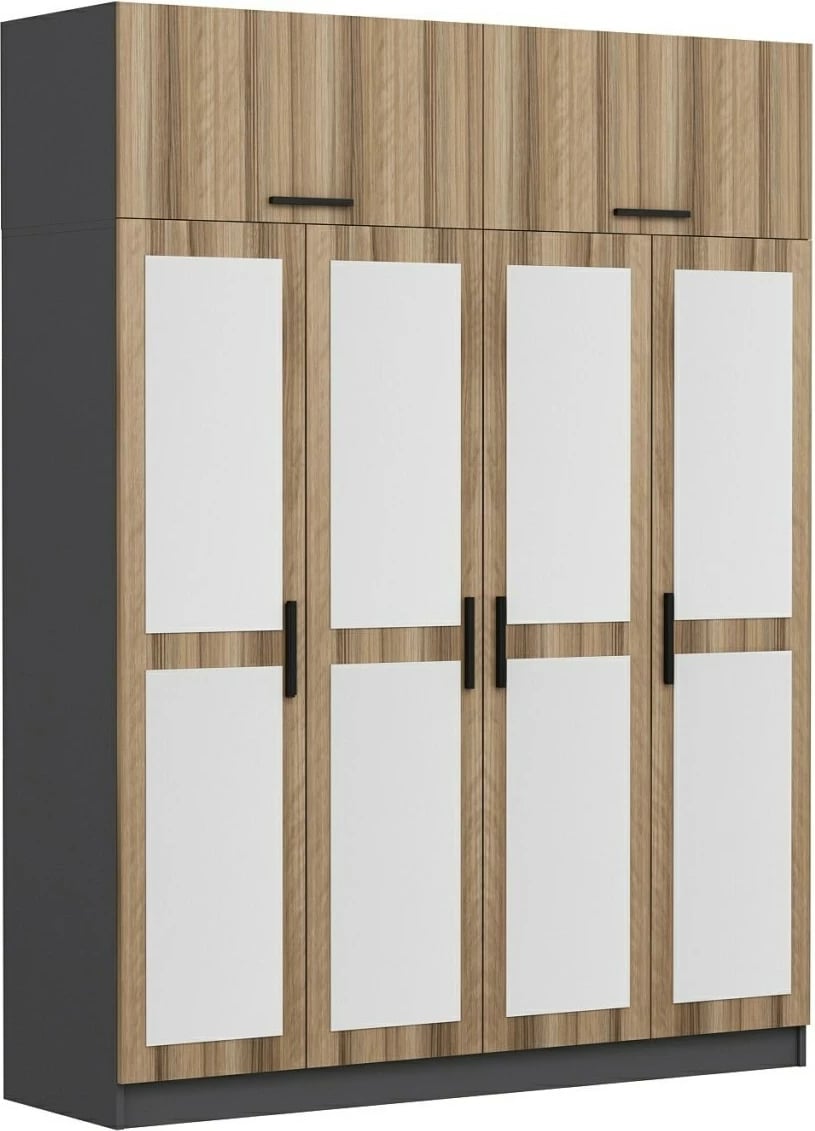 Dollap rrobash Skye Decor, ngjyrë dore, 5211