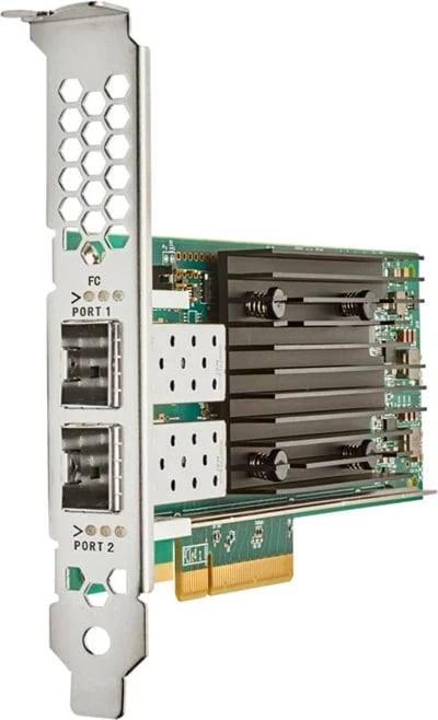 Kartë rrjeti HPE R2E09A, 32 Gbit/s, PCI, 2x SFP+, Fiber Kartë rrjeti HPE R2E09A, 32 Gbit/s, PCI, 2x SFP+, Fiber