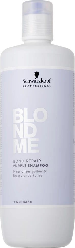 Shampon për femra Schwarzkopf Professional BlondMe Bond Repair Purple Purple Neutralizing, 1000ml