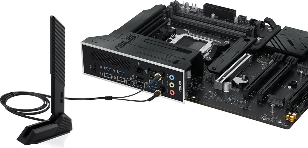 Pllakë amë ASUS X870 MAX GAMING WIFI7, Socket AM5, ATX, Multikolor