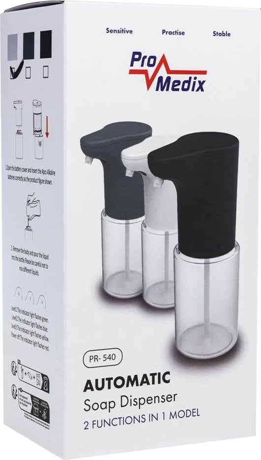 Dispenser automatik ProMedix PR-540 W, 300ml, i bardhë