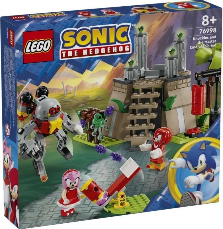 Set ndërtimi LEGO Sonic the Hedgehog 76998 Knuckles and Master Emerald Temple, 325 pjesë