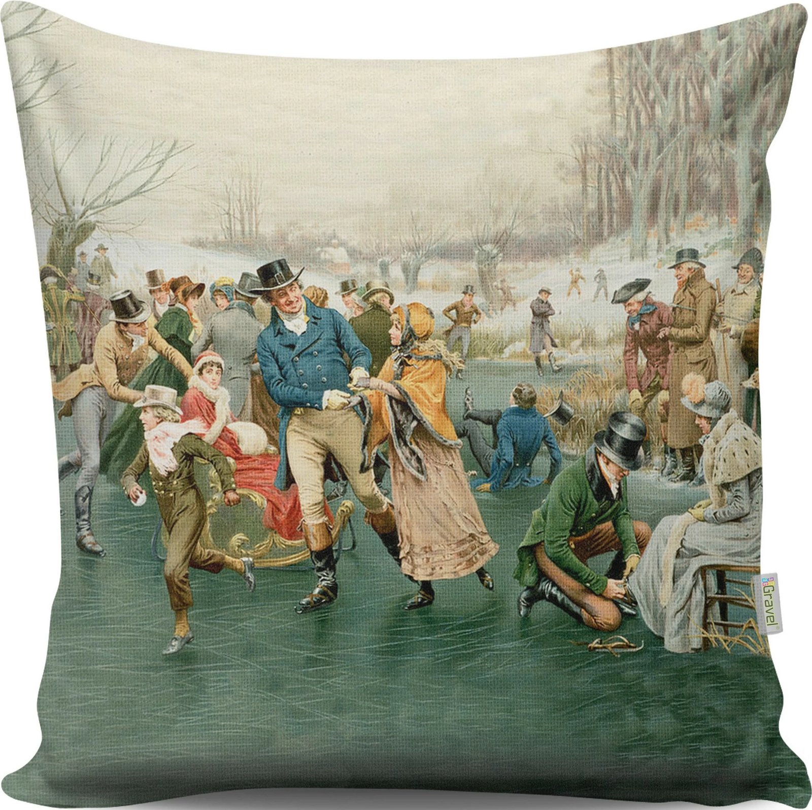 Jastëk Aberto Design, A13029, shumëngjyrësh, 43x43cm