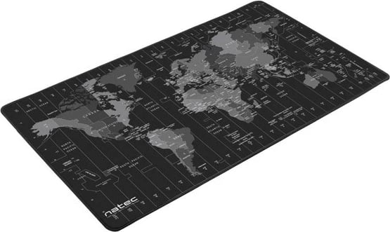 Mauspad Natec Time Zone Map Maxi 800x400, i zi, dekorativ