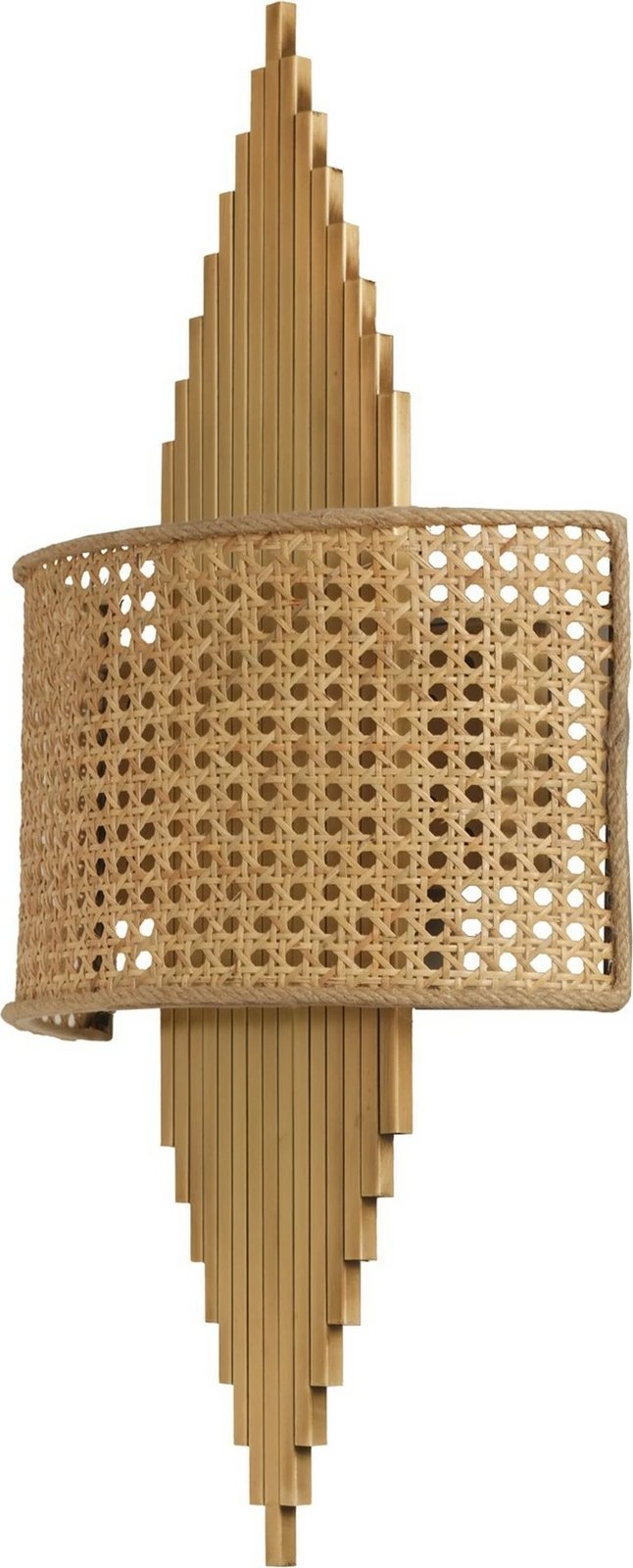 Llambë muri Opviq, Aslı - 8763-2P, ngjyrë ari dhe bezhë