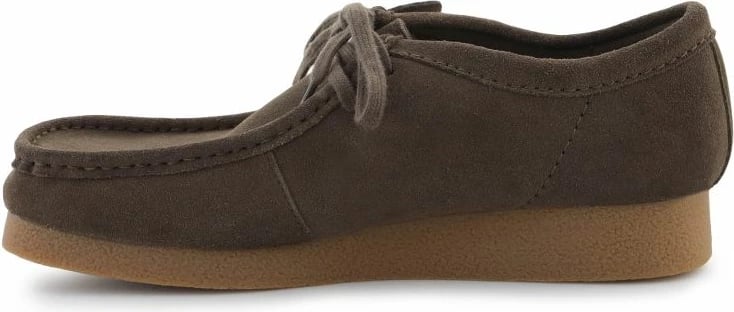 Këpucë Clarks për meshkuj, ulliri e errët