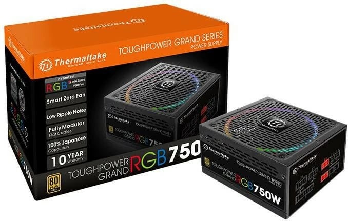 Kasë Thermaltake Toughpower Grand RGB 750W Modular, 80 PLUS Gold, e zezë
