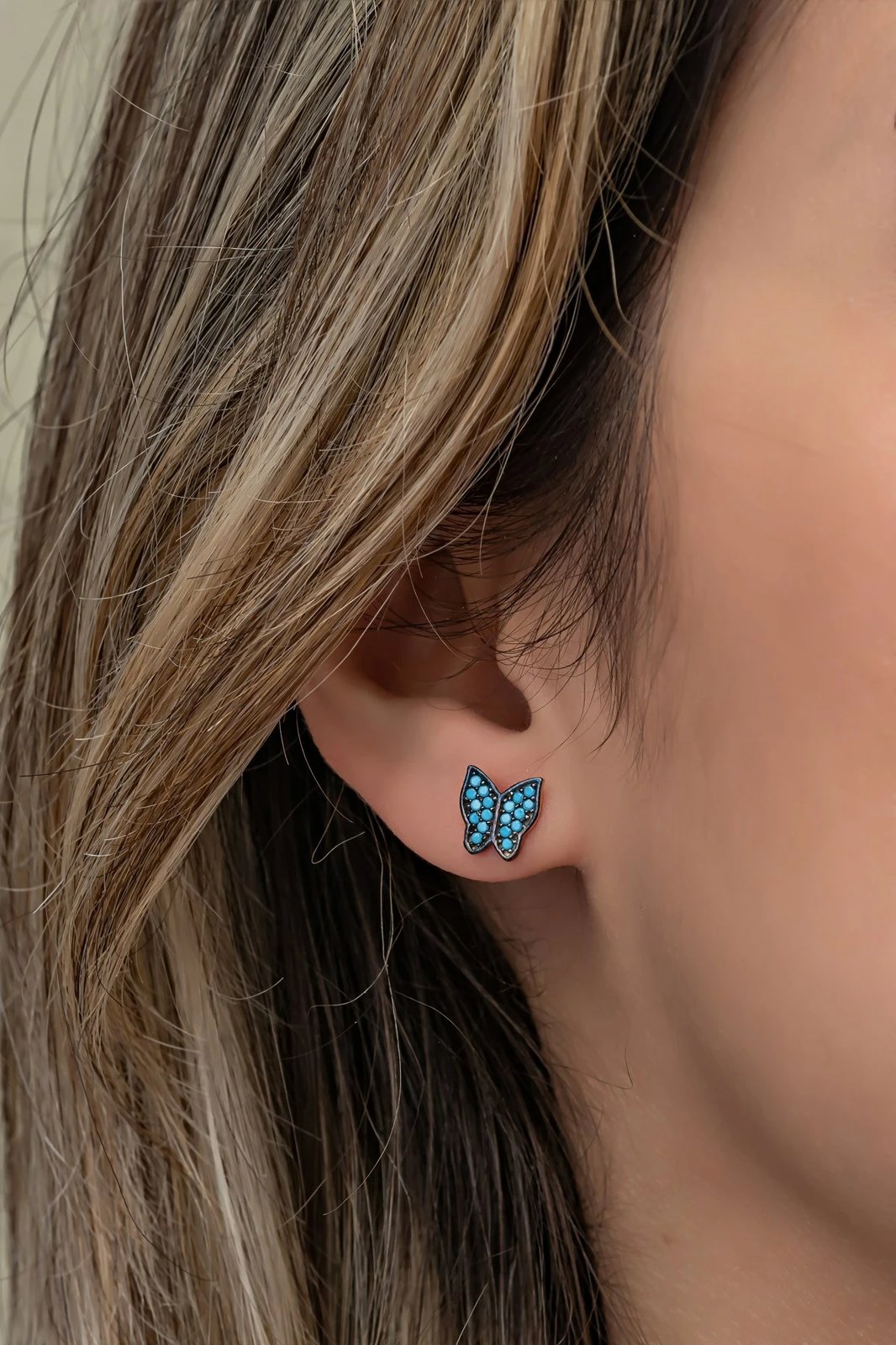 Vathë flutur prej argjendi, ngjyrë argjendi, Jumeon, NRZ998893