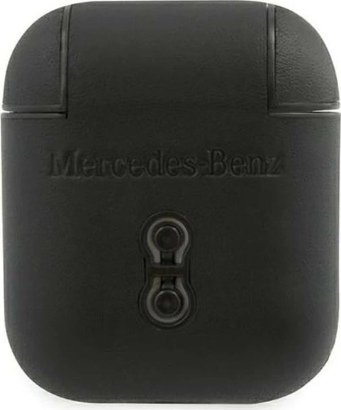 Mbështjellës Mercedes-Benz për AirPods 1/2 gen, i zi