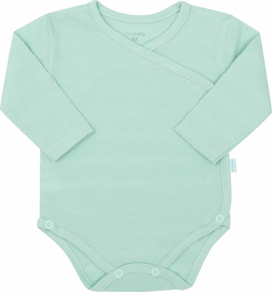 Set materniteti për bebe 4-copësh, New Baby, I AM, 100% pambuk, madhësi 62 (3-6m), jeshile mente