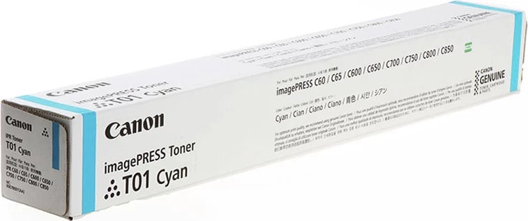 Toner Canon T01 8067B001 rendiment 39500 faqe cyan