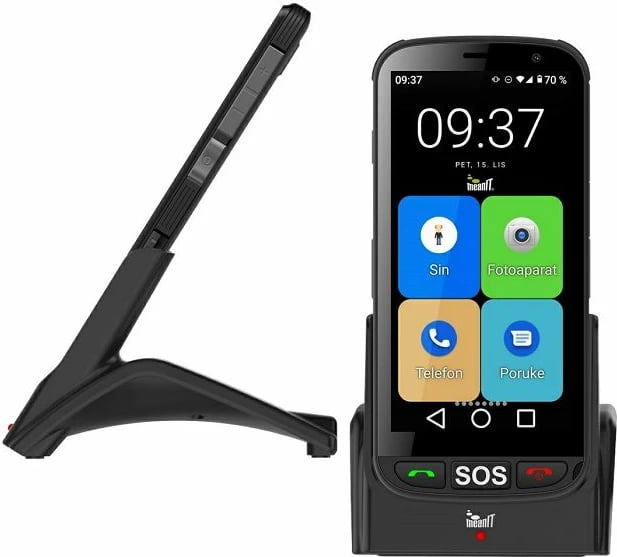 TELEFON MEANIT S5 START QUAD CORE | 5" 2/16 GB ANDROID 11 GO 2200MAH BLACK