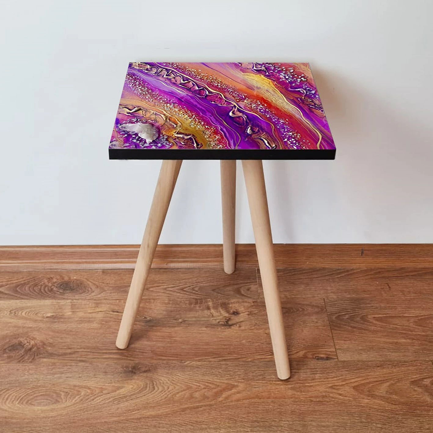 Tavolinë anësore Skye Decor, Shp108, shumëngjyrëshe