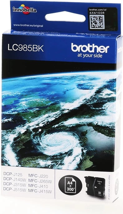 Kartrixh boje, Brother LC985BK, 9 ml, deri 300 faqe, e zezë
