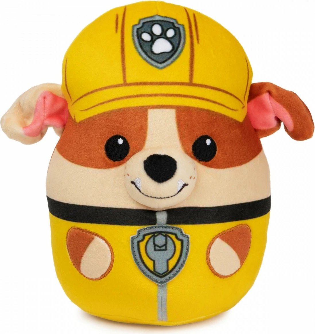 Lodër pelushi Paw Patrol Spin Master Rubble 20 cm, e verdhë