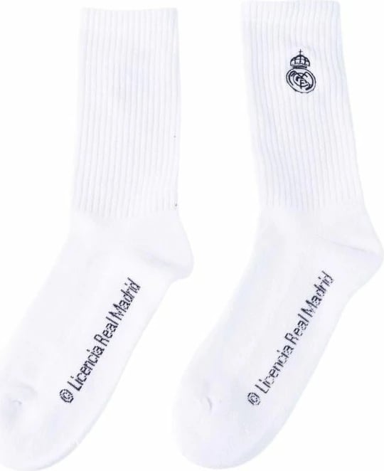 Çorape të gjata Real Madrid, të bardha