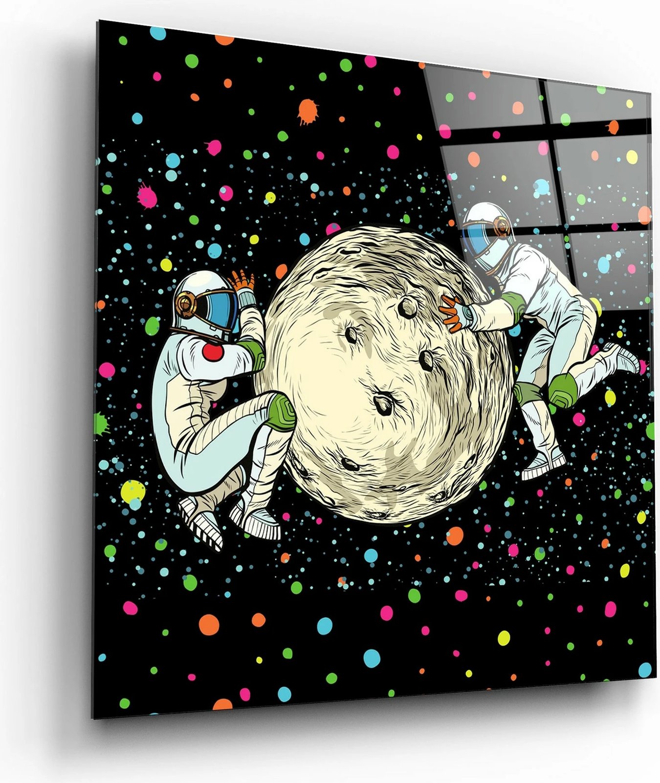 Pikturë dekorative prej xhami të temperuar, Wallity KRV-1003, 50x50