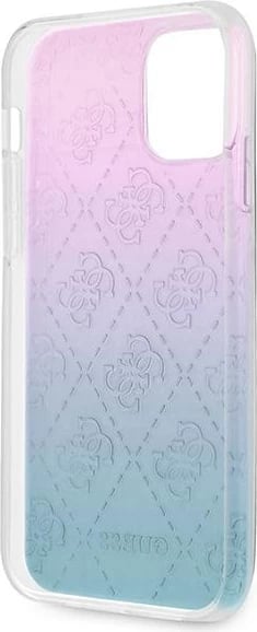 Mbështjellës Guess 4G 3D Pattern për iPhone 12 Pro Max, 6.7", blu/rozë Mbështjellës Guess 4G 3D Pattern për iPhone 12 Pro Max, 6.7", blu/rozë