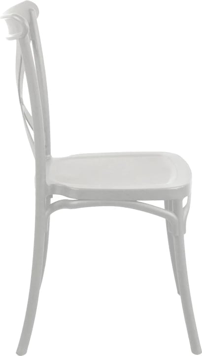 Karrige Crossie pp, ngjyrë e bardhë, 38x46.5x82cm