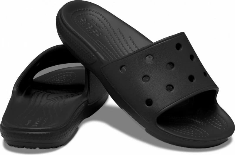 Atlete Crocs Classic Slide për të dyja gjinitë, të zeza