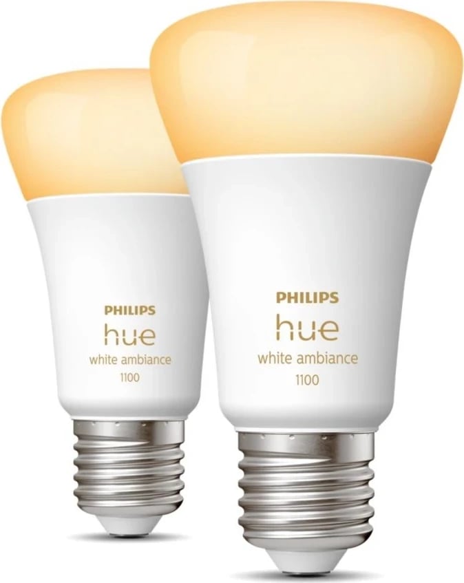 Llamba LED Philips Hue E27, për të gjitha nuancat e bardha