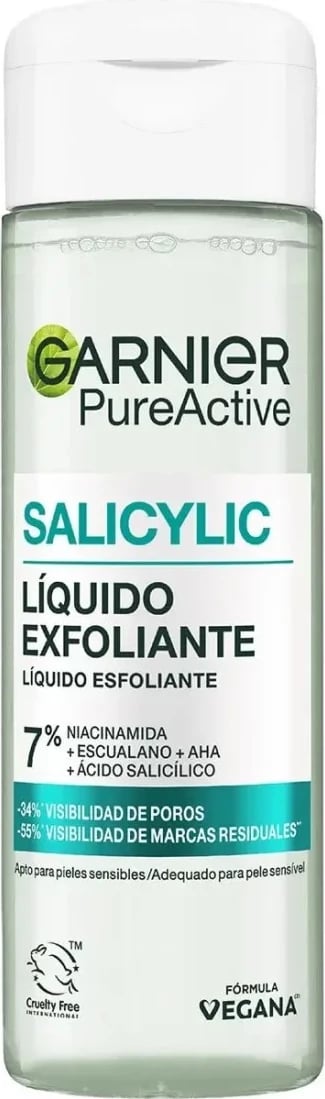 Eksfoliant i lëngshëm për fytyrë Garnier Pure Active Salicylic unisex 120ml