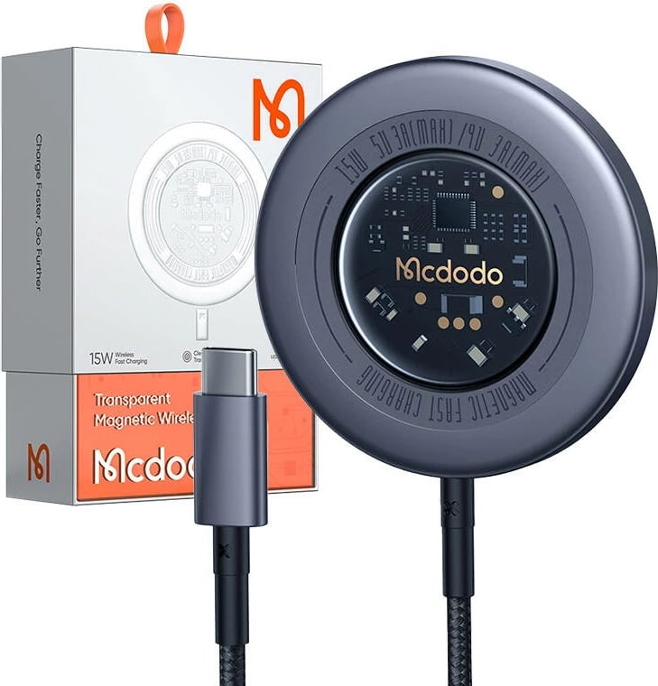 Mbushës wireless magnetik Mcdodo CH-2330, 15W, Gri
