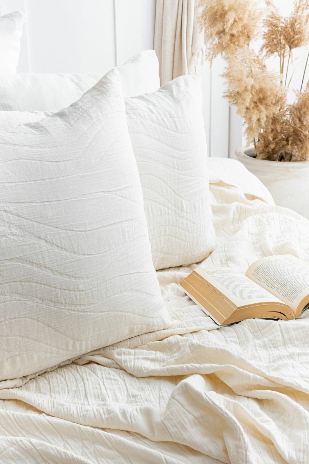 Set mbulesë krevati dopio Janna, ngjyrë krem