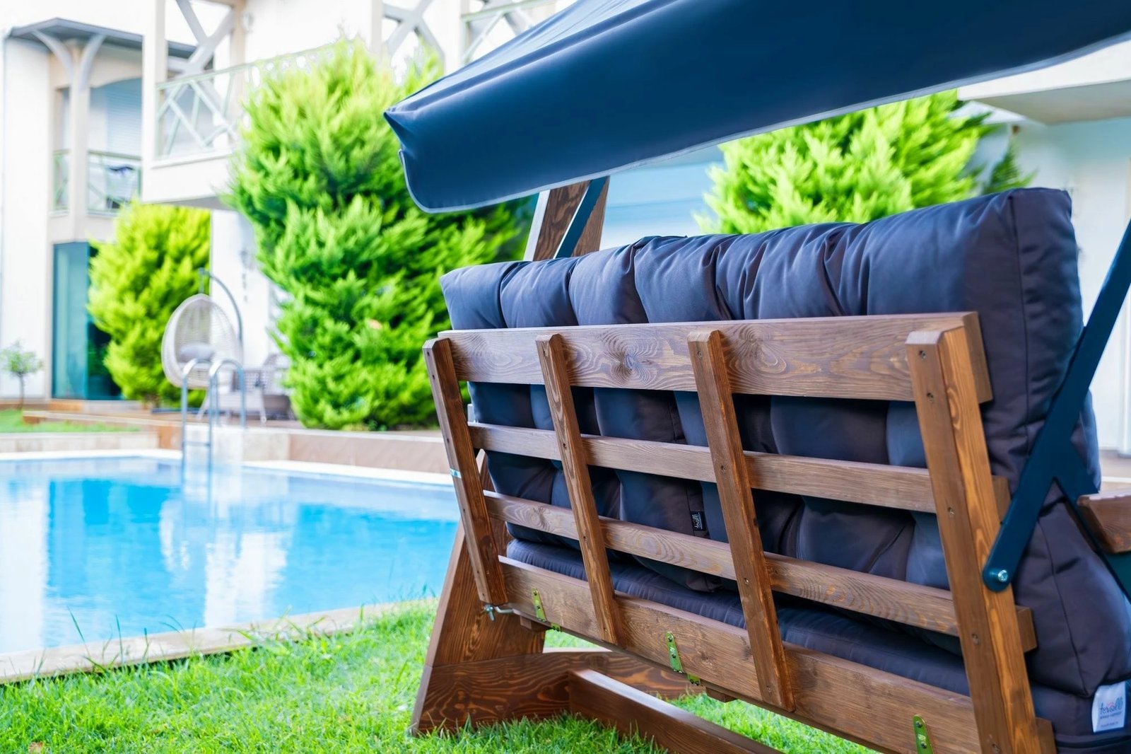 Karrige lëkundëse treshe për kopsht, Skye Decor Viva 2200, antracit