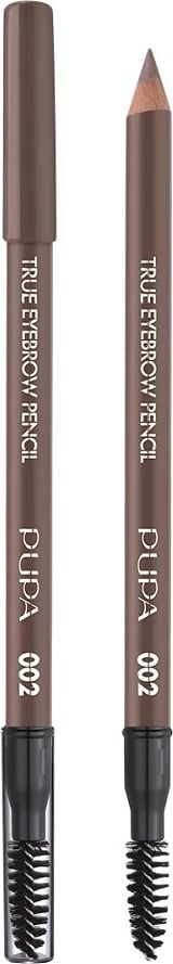 Laps për vetulla për femra Pupa Milano True Eyebrow Pencil 002 Brown 1.08g