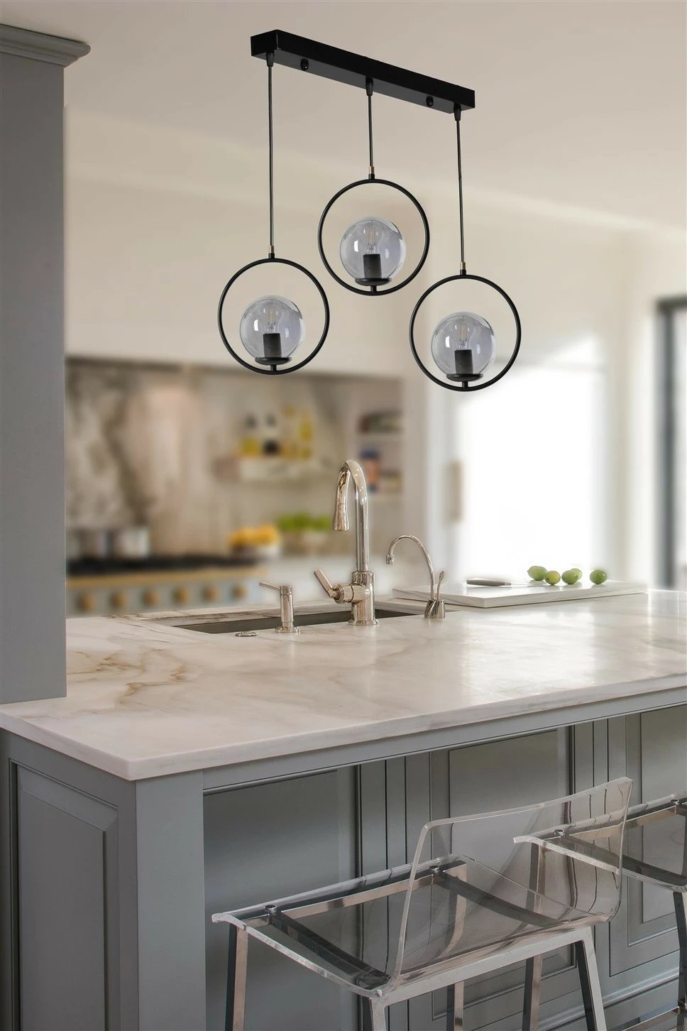 Llambadar industrial Opviq, 8490-6, ngjyrë e zezë