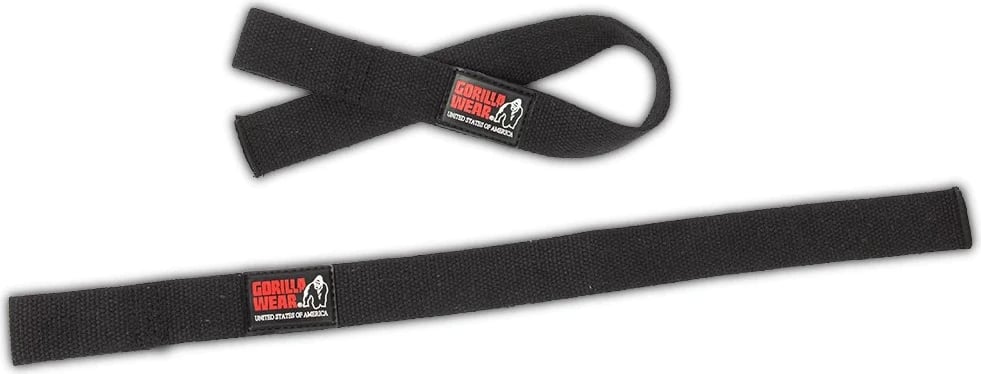 Non-Padded Lifting Straps - Black