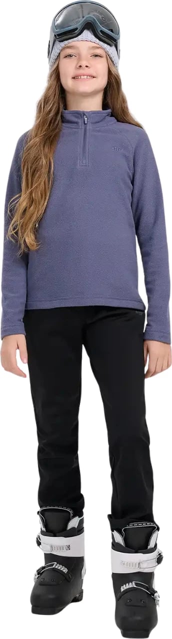 Fleece për fëmijë 4F për femra, e purpurtë