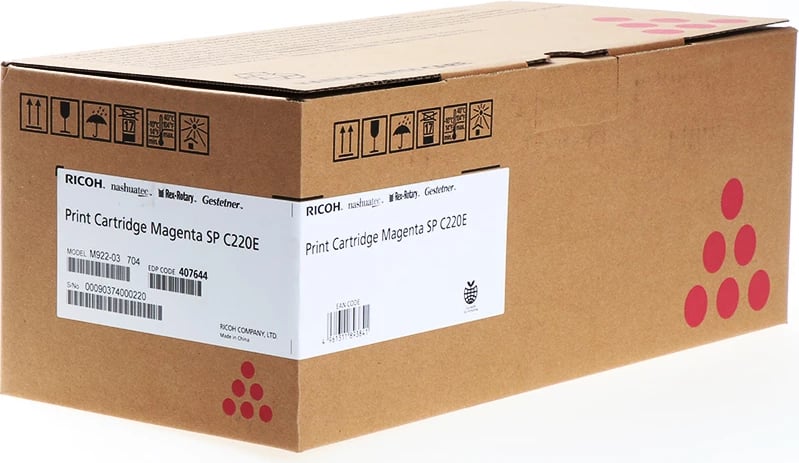 Toner Ricoh SP C220E 407644 deri 2000 faqe, magenta