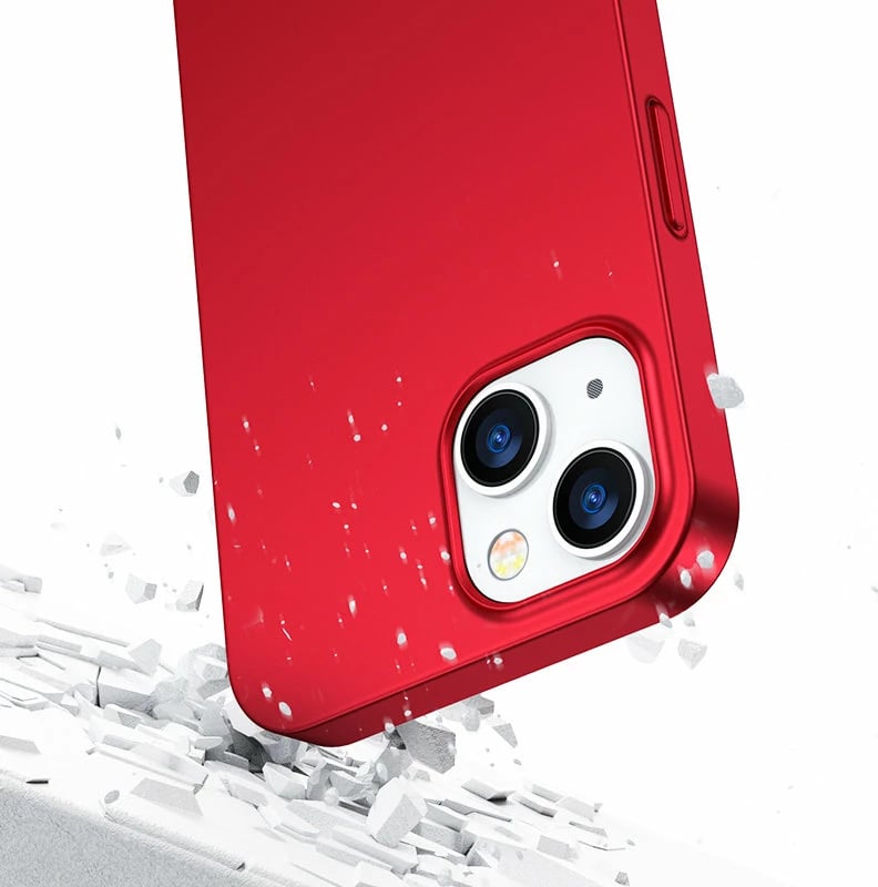 Mbështjellës Joyroom JR-BP927 për iPhone 13, 360 gradë, xham i temperuar, Kuq