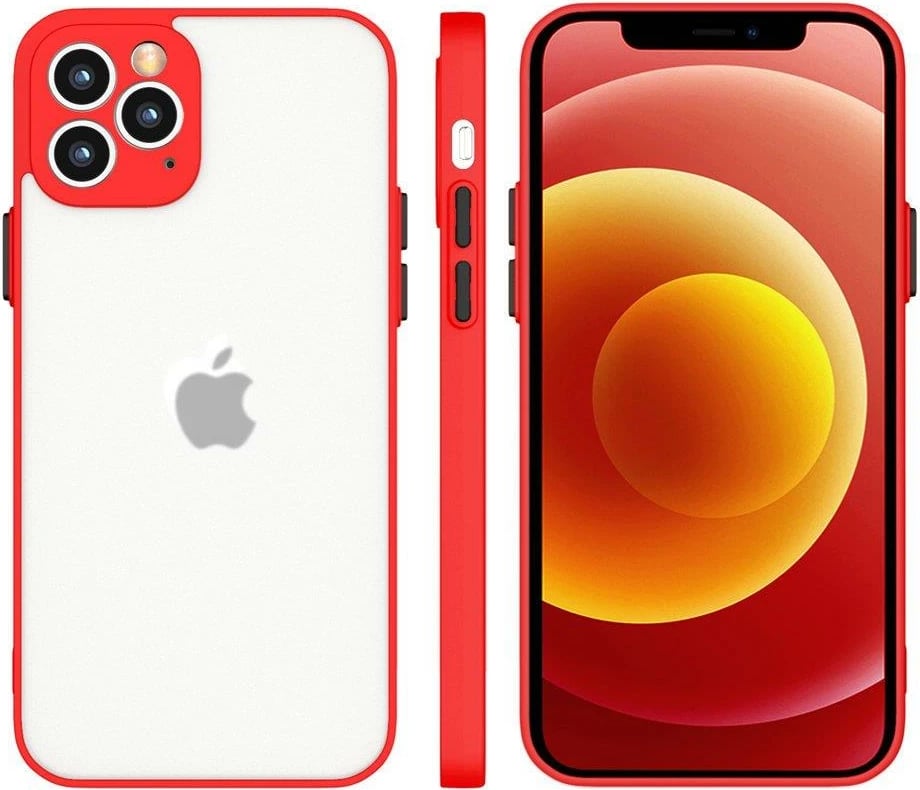 Mbështjellës silikoni Hurtel Milky Case për Xiaomi Redmi 9T, i kuq