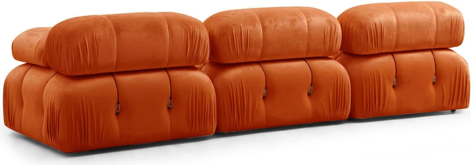 Divan treshe Bubble, portokalli, Atelier del Sofa (L1-O1-1R)