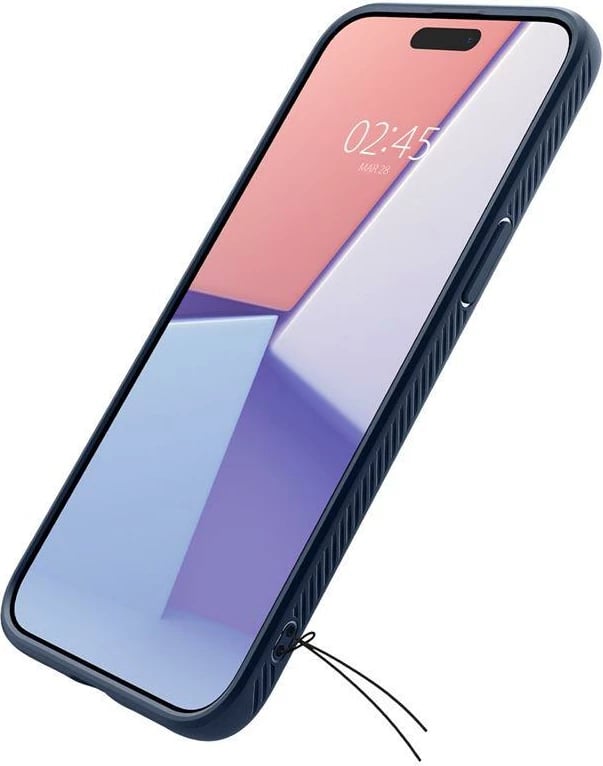 Mbështjellës Spigen Liquid Air për iPhone 15 Pro Max, Blu