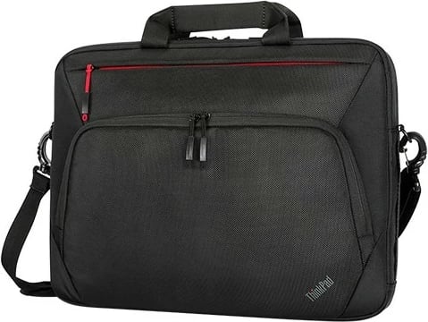 Mbështjellës Lenovo Essential Plus Topload 15.6 inç, i zi, me rrip supi