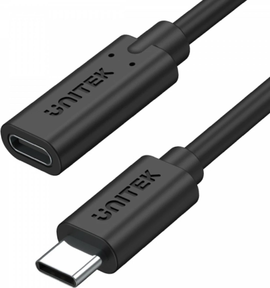 Kabllo zgjatues USB-C Unitek C14086BK, 0.5m, USB 3.1 Gen 2, 100W, e zezë