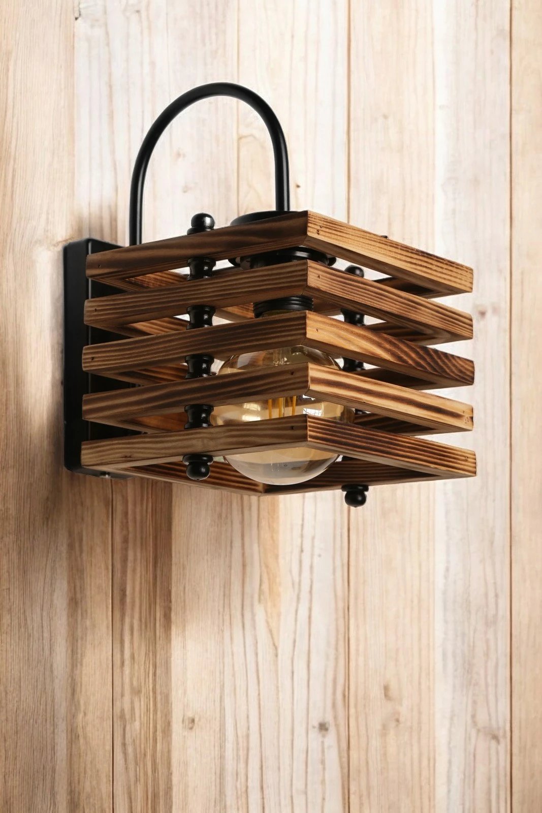 Llambë muri Opviq, Avni - 8456-1YP, ngjyrë druri