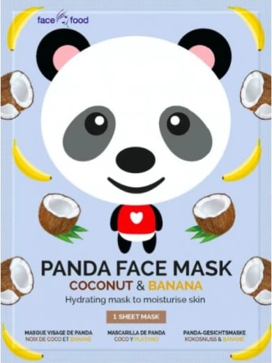 Maskë për fytyrë Montagne Jeunesse Panda Face Mask kokos & banane 1 copë