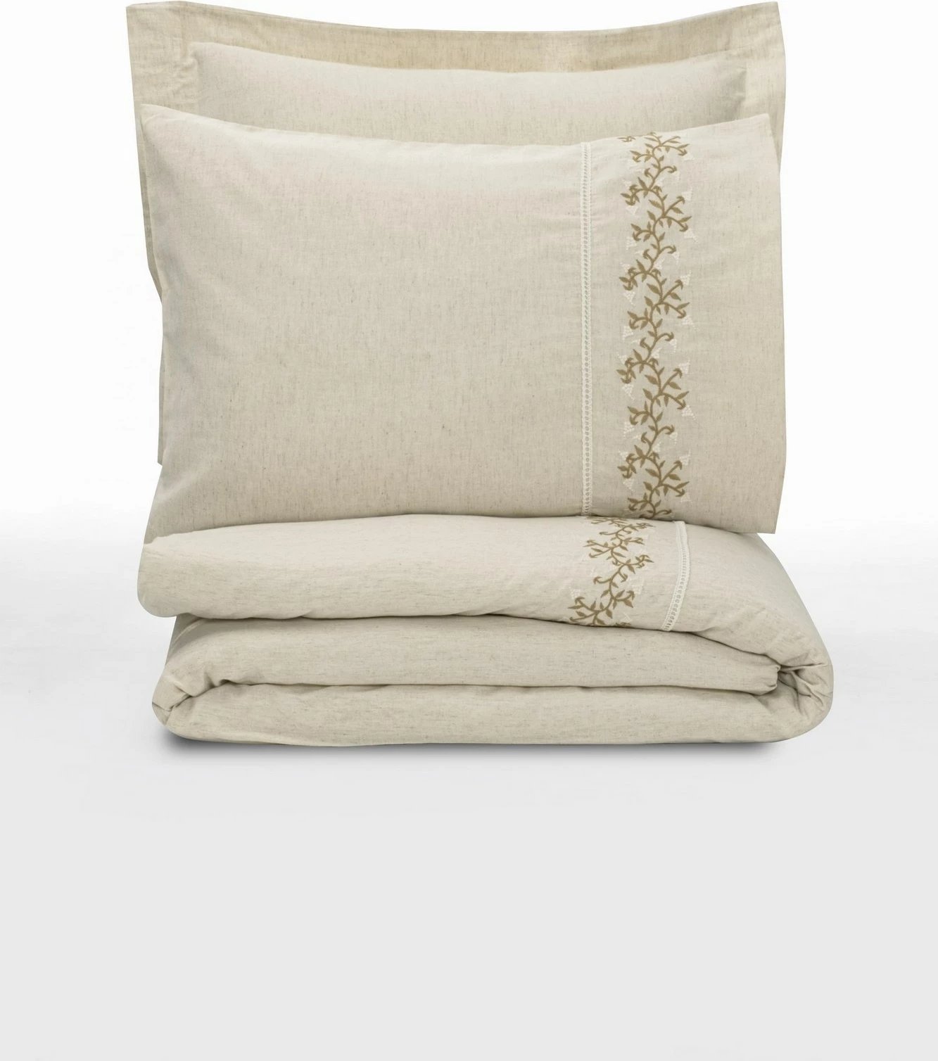 Set mbulesë për jorgan dopio, krem, L'essentiel, Darian