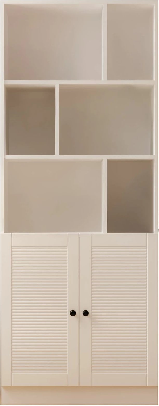 Raft librash Skye Decor, ngjyrë e bardhë mat, RB-117