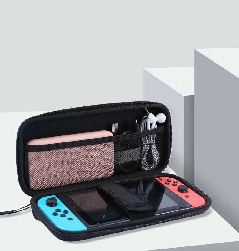 Kasë Ugreen për Nintendo Switch dhe aksesorë, S, 26.5 x 10 x 13.5 cm, e zezë