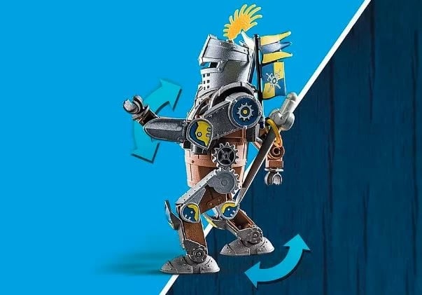 Set lodrash aksion Playmobil Novelmore 71300 me robot luftarak dhe figurina, 58 pjesë