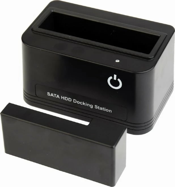 Docking station Gembird HD32-U2S-5 për SSD/HDD 2.5"/3.5", USB 2.0, e zezë