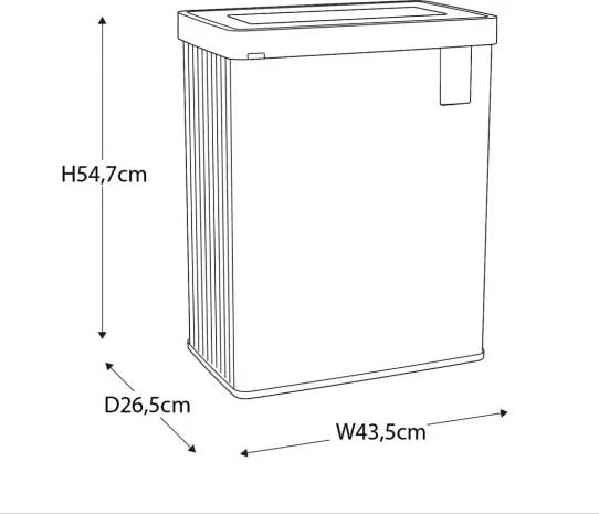Kosh riciklimi KETER 54 L, Blu