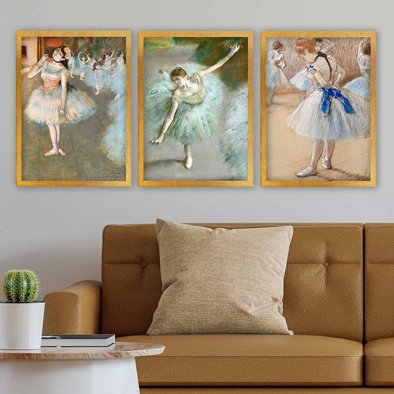 Pikturë dekorative me kornizë (3 copë), Wallity, 3AC_UN2684809_3545