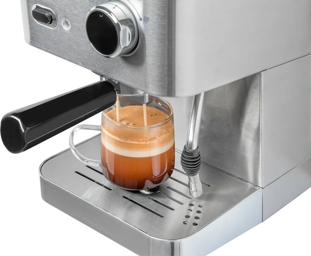 Makinë kafeje – Espresso / Cappuccino Sencor SES 4010SS, i argjendtë